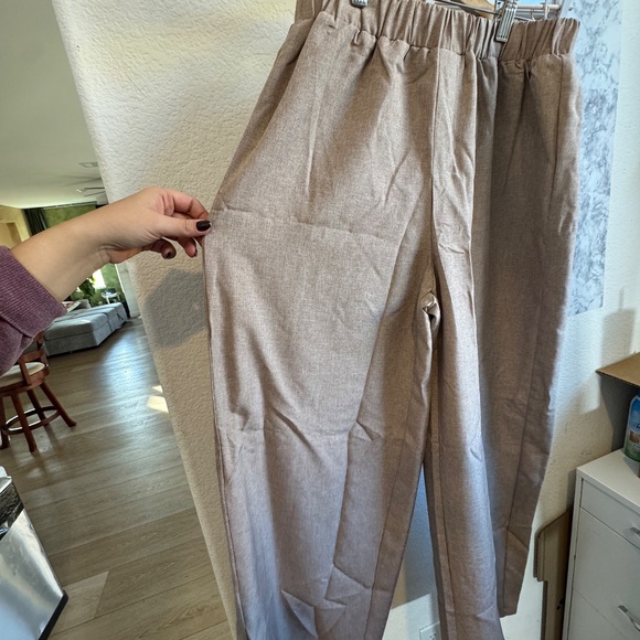 NWT! YOZY Simple Colorblock Sleeveless Top And Long Pants Set SIZE LARGE - Picture 4 of 7